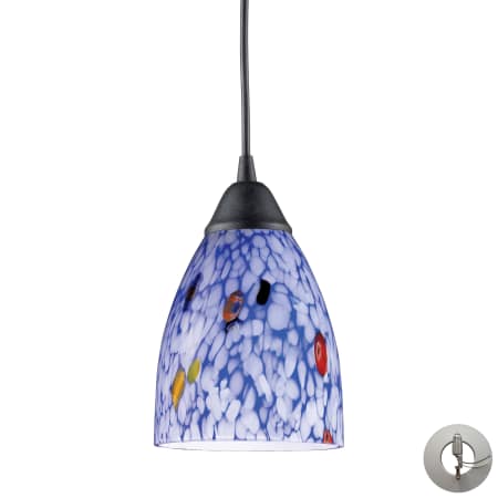 A large image of the Elk Lighting 406-1-LA Starburst Blue