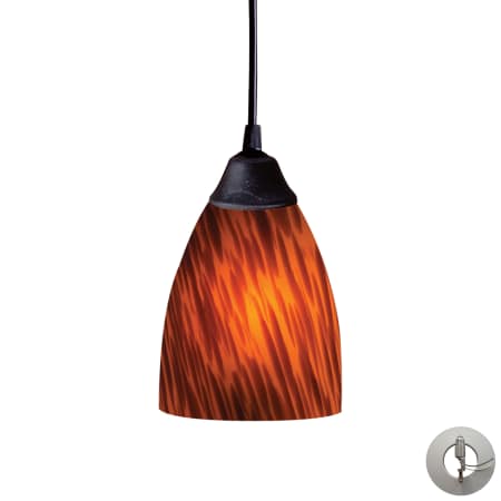 A large image of the Elk Lighting 406-1-LA Espresso