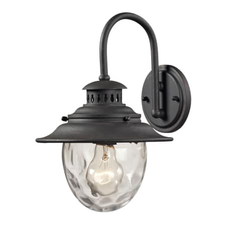 A large image of the Elk Lighting 45040/1 Weathered Charcoal