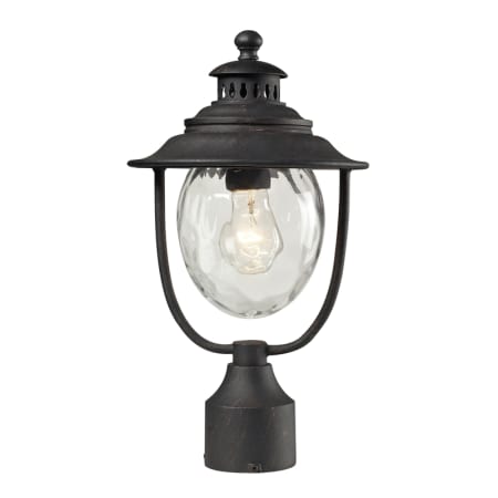 A large image of the Elk Lighting 45042/1 Weathered Charcoal