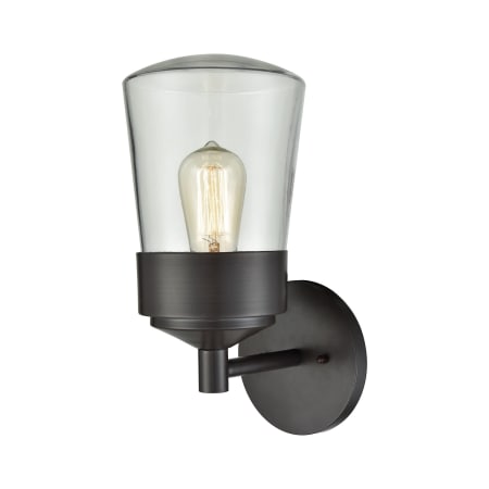 A large image of the Elk Lighting 45117/1 Oil Rubbed Bronze