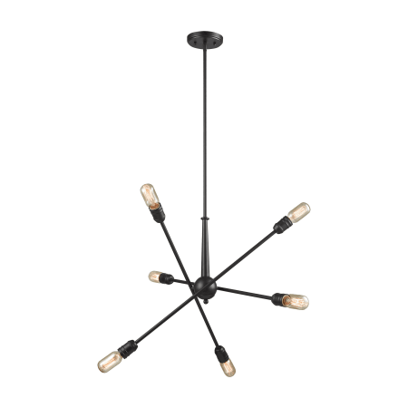 A large image of the Elk Lighting 46227/6 Oil Rubbed Bronze