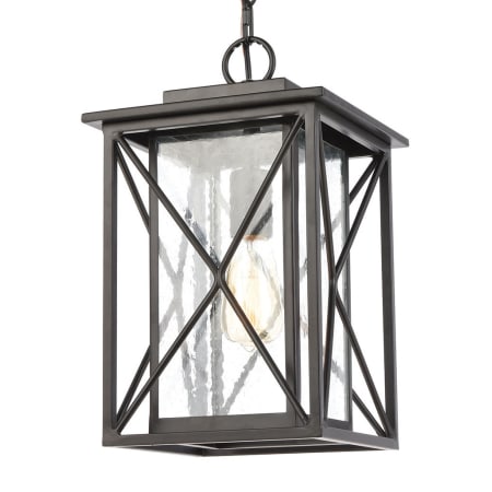 A large image of the Elk Lighting 46753/1 Matte Black