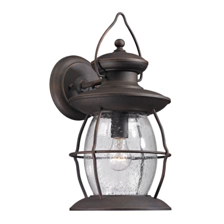 A large image of the Elk Lighting 47042/1 Weathered Charcoal