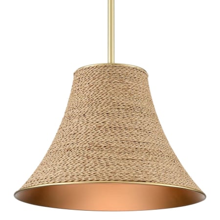 A large image of the Elk Lighting Biscayne Bay Pendant 14 Champagne Gold