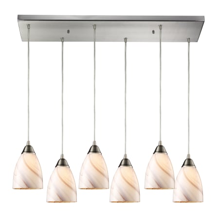 A large image of the Elk Lighting 527-6RC Creme