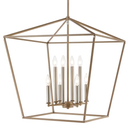 A large image of the Elk Lighting 57226/8 Light Wood / Satin Nickel