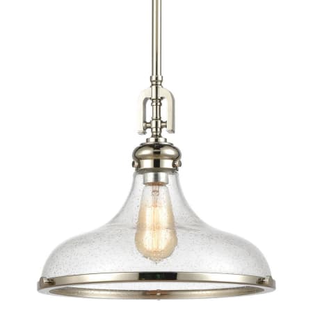 A large image of the Elk Lighting 57381/1 Polished Nickel