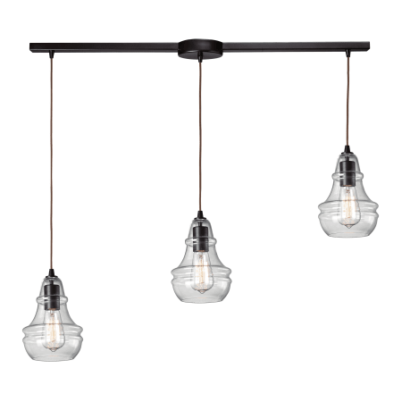 A large image of the Elk Lighting 60047-3L Oiled Bronze