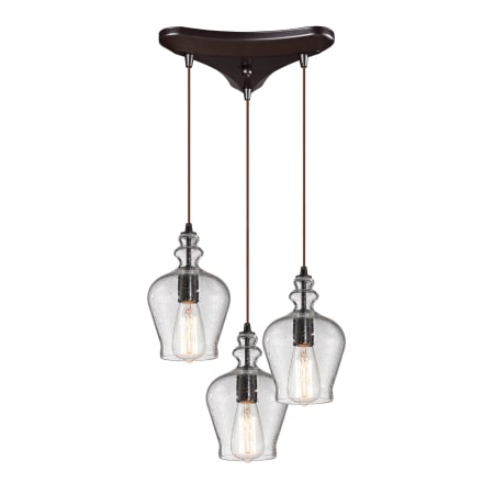 A large image of the Elk Lighting 60066-3 Oil Rubbed Bronze