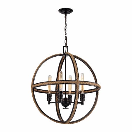 A large image of the Elk Lighting 63065-4 Oil Rubbed Bronze
