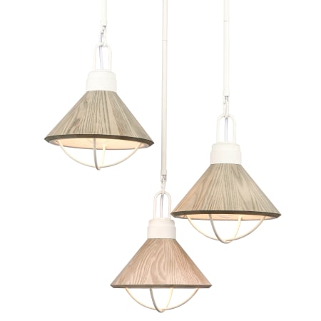 A large image of the Elk Lighting 63158/3 White Coral