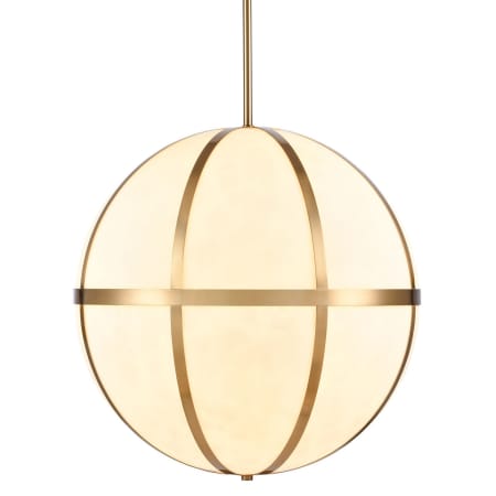 A large image of the Elk Lighting Senter Pendant 24 Faux Alabaster