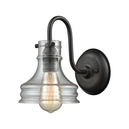 A large image of the Elk Lighting 65225/1 Oil Rubbed Bronze