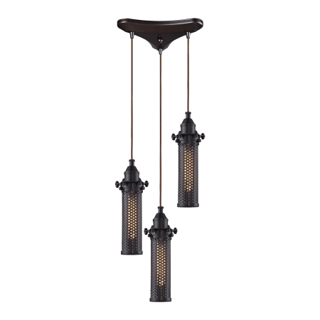A large image of the Elk Lighting 66325/3 Oil Rubbed Bronze