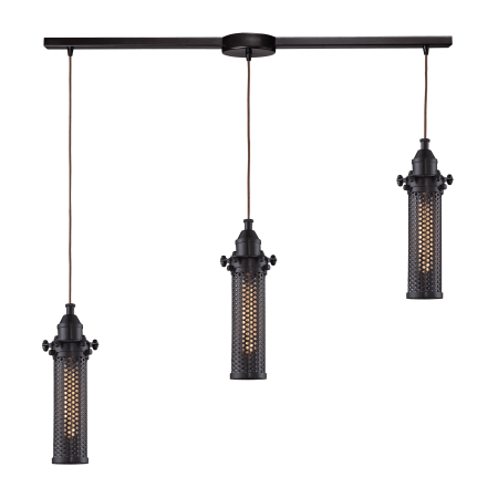 A large image of the Elk Lighting 66325/3L Oil Rubbed Bronze