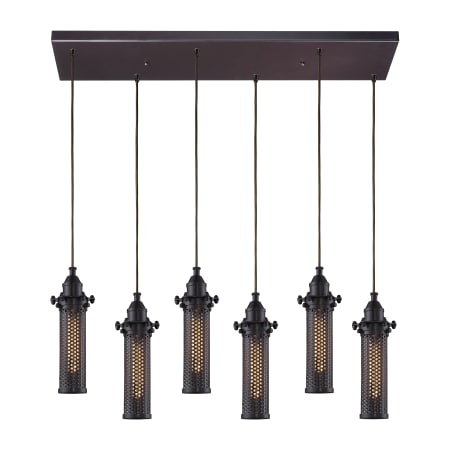 A large image of the Elk Lighting 66325/6RC Oil Rubbed Bronze