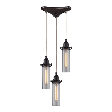 A large image of the Elk Lighting 66326/3 Oil Rubbed Bronze