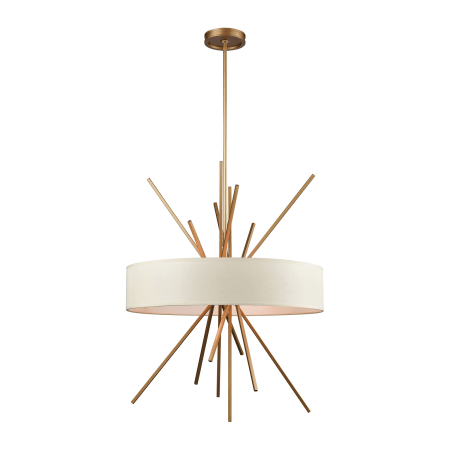 A large image of the Elk Lighting 66973/5 Matte Gold