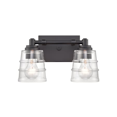 A large image of the Elk Lighting 67961/2 Matte Black