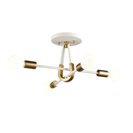 A large image of the Elk Lighting 69314/4 Textured White