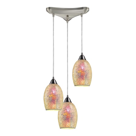 A large image of the Elk Lighting 73041-3 Satin Nickel