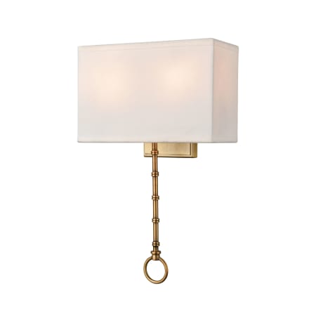 A large image of the Elk Lighting 75040/2 Warm Brass