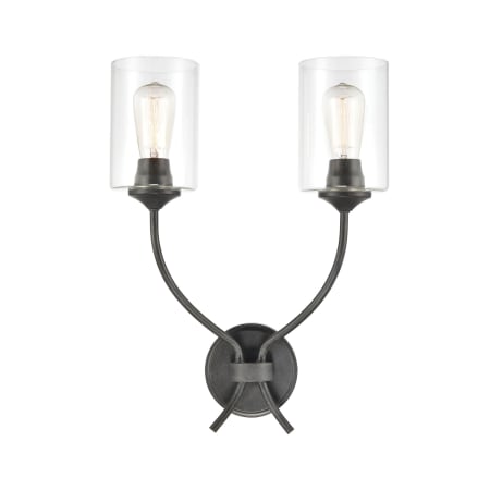 A large image of the Elk Lighting 75092/2 Midnight Bronze