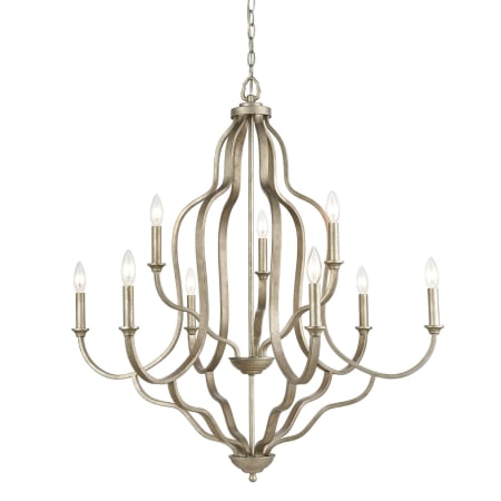 A large image of the Elk Lighting 75107/9 Dusted Silver