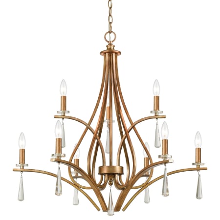 A large image of the Elk Lighting 75148/9 Antique Gold