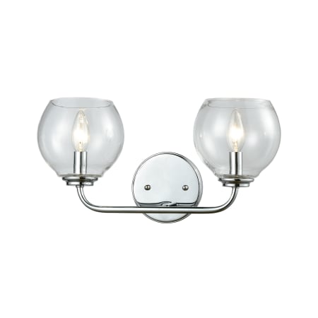 A large image of the Elk Lighting 81361/2 Polished Chrome