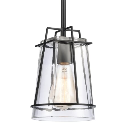 A large image of the Elk Lighting 82135/1 Matte Black