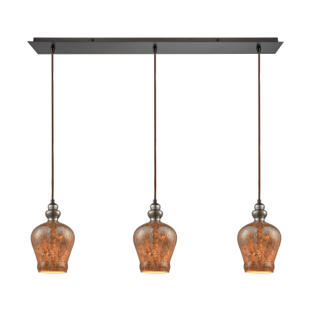A large image of the Elk Lighting 85100/3LP Oil Rubbed Bronze