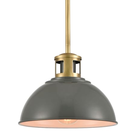 A large image of the Elk Lighting 89007/1 Gray / Brass