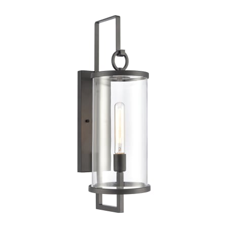 A large image of the Elk Lighting 89493/1 Charcoal Black