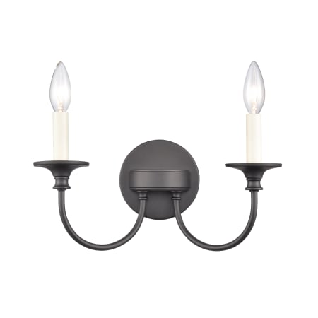 A large image of the Elk Lighting 89721/2 Matte Black