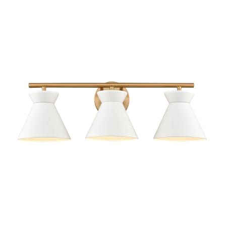 A large image of the Elk Lighting 89812/3 Brushed Gold