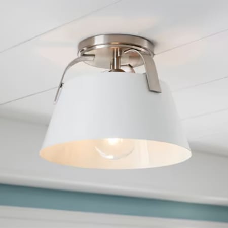 A large image of the Elk Lighting Jepson 1 Light Semi Flush Alternate Image