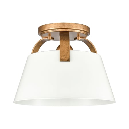 A large image of the Elk Lighting Jepson 1 Light Semi Flush Alternate Image