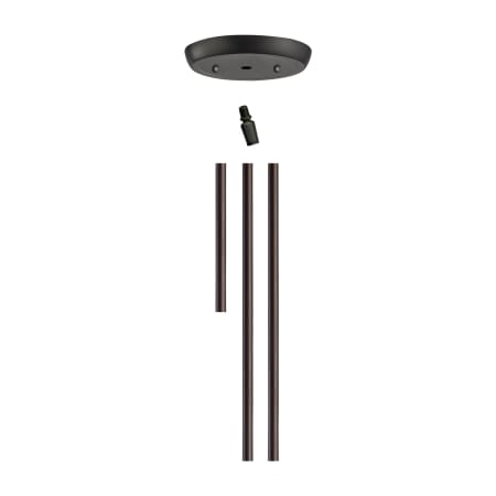 A large image of the Elk Lighting ROD KIT Dark Rust