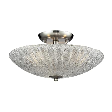 A large image of the Elk Lighting 10271/3 Satin Nickel