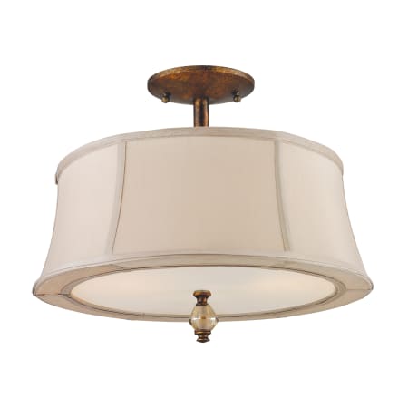 lighting elk crestview flush fixture ceiling semi light indoor