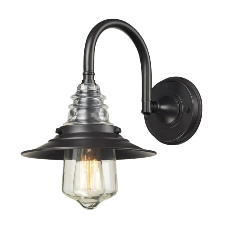 A large image of the Elk Lighting 66812 Oil Rubbed Bronze