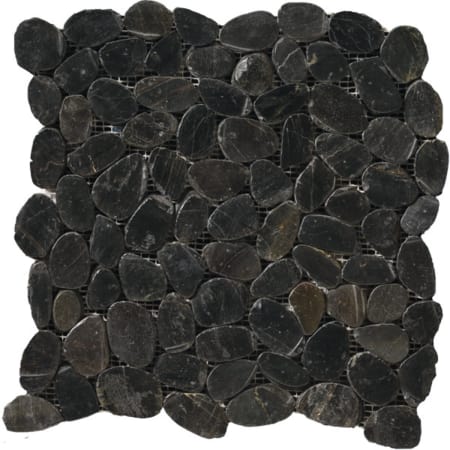 A large image of the Emser Tile M05PEBB1212MF Black