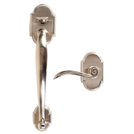 A large image of the Emtek 4302 Satin Nickel