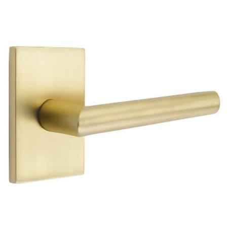 A large image of the Emtek 5052STULH Satin Brass