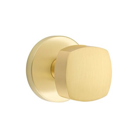 A large image of the Emtek 5109FRK Satin Brass