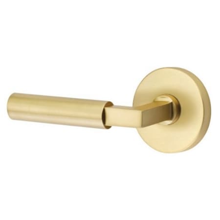 A large image of the Emtek 5109HECLH Satin Brass