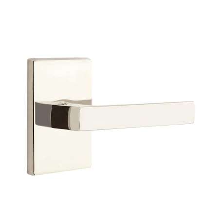 A large image of the Emtek 510DT Emtek-510DT-Modern Rectangular in Polished Nickel