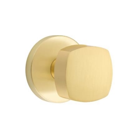 A large image of the Emtek 5209FRK Satin Brass